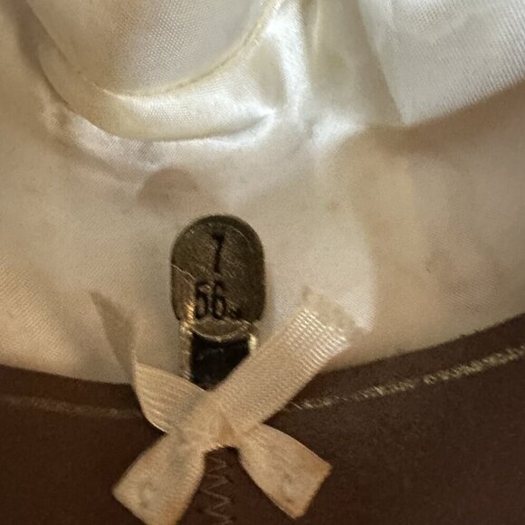 Vintage Biltmore HARRIS TWEED Scotland 100% Wool Fedora Trilby Hat Sz 7 - Picture 7 of 7